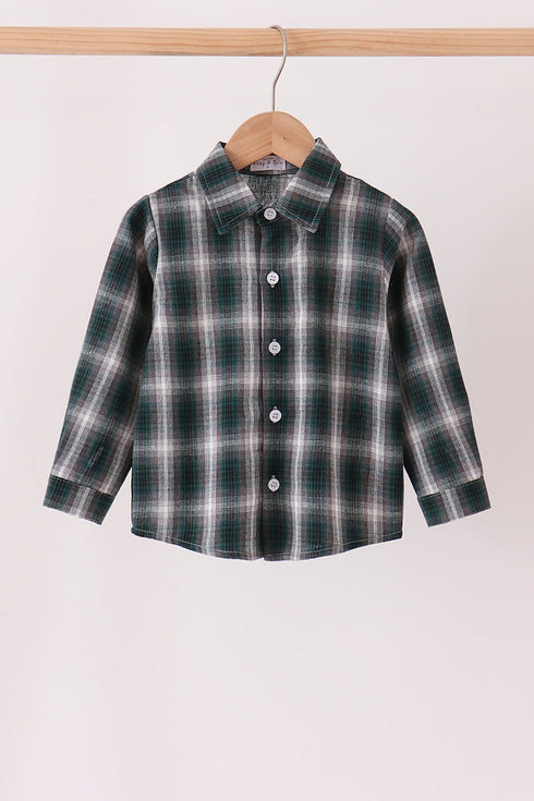 green-plaid-button-down-shirt-abby-evie-sophias-styleTop-1