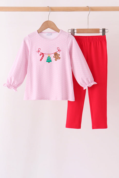 pink-christmas-tree-gingerbread-embroidery-pants-setsophias-styleSet-1