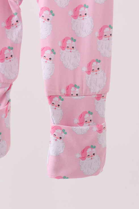 pink-christmas-santa-claus-bamboo-rompersophias-style-4