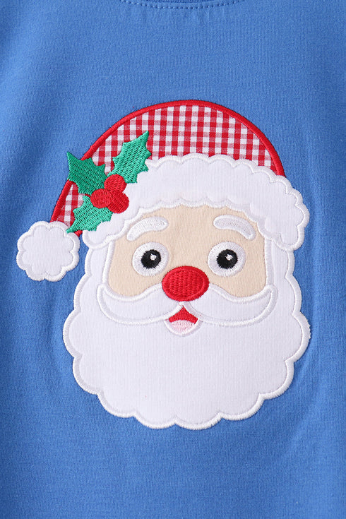 blue-santa-embroidery-gingham-pants-setsophias-style-2