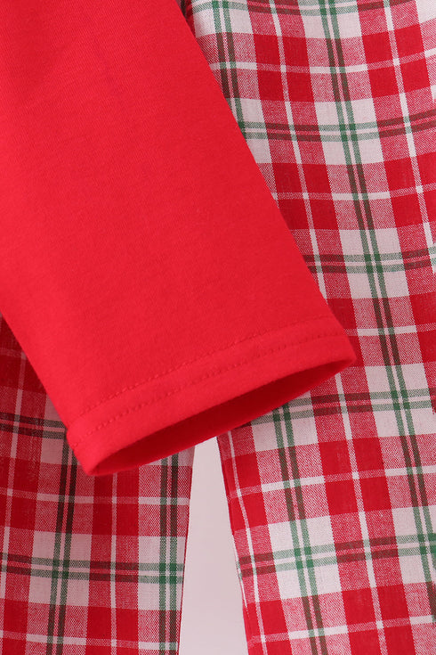 red-christmas-tree-truck-embroidery-plaid-pants-setsophias-style-4