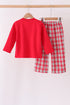 red-christmas-tree-truck-embroidery-plaid-pants-setsophias-style-6