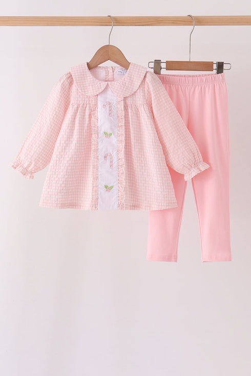 pink-candy-cane-holly-embroidery-plaid-pants-setsophias-styleSet-1