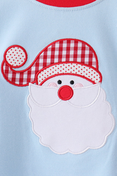 blue-santa-claus-embroidery-gingham-pants-setsophias-style-2