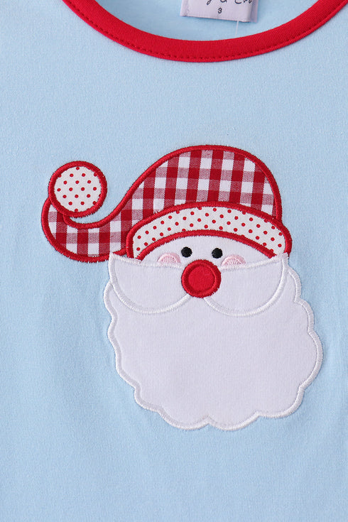 blue-santa-claus-embroidery-ruffle-gingham-pants-setsophias-style-2