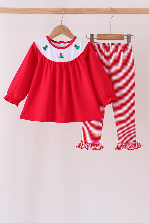red-christmas-tree-embroidery-ruffle-pants-setsophias-styleSet-1
