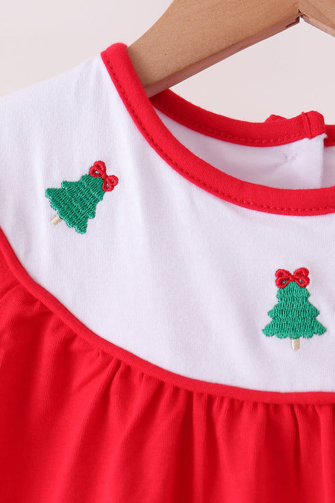 red-christmas-tree-embroidery-ruffle-pants-setsophias-style-2