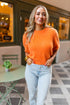 macy-crop-sweater-mango Buddy Love - Sophia's Style-Macy Crop Sweater - Mango-Orange-XS-1