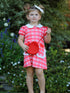 valentines-day-plaid-pocket-girls-short-sleeves-dress-Sophia's Style-Dress-1