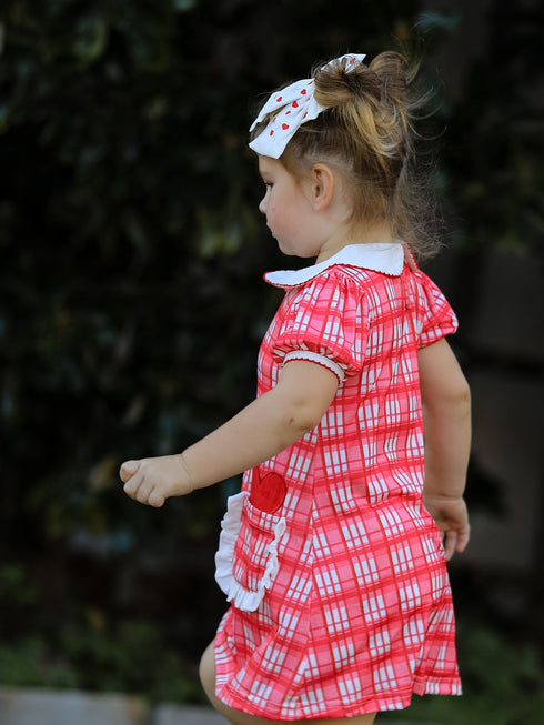 valentines-day-plaid-pocket-girls-short-sleeves-dress-Sophia's Style--6