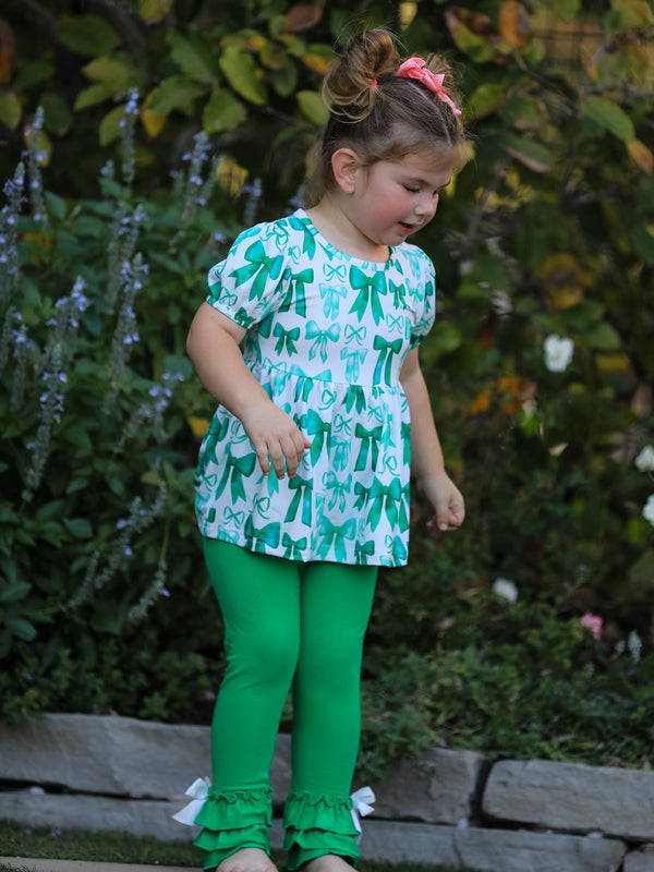 st-patricks-day-bow-top-and-ruffled-leggings-girls-set-Sophia's Style-Outfit-1