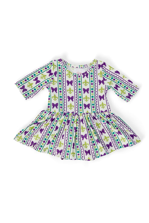 mardi-gras-3-4-sleeve-twirl-bodysuit-Mila&Rose-Sophia's Style-2