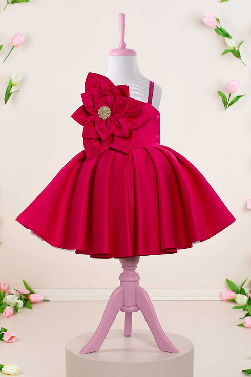 maya-hot-pink-party-dress-tha-dressing - Sophia's Style Baby & Toddler Dresses-1