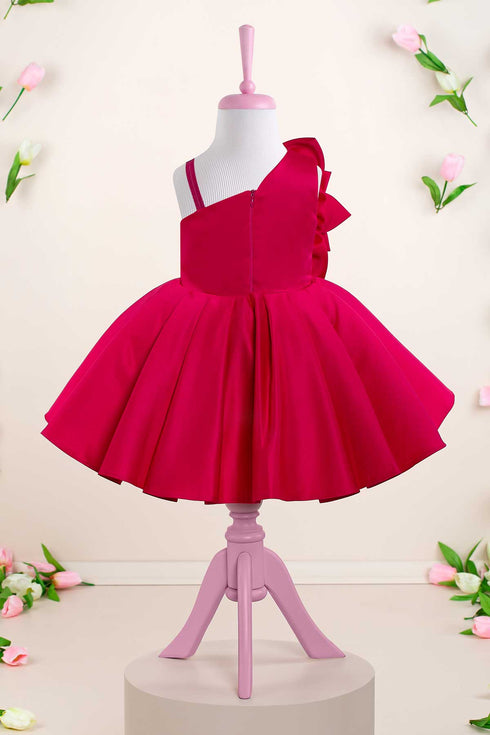 maya-hot-pink-party-dress-tha-dressing - Sophia's Style -3