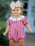 christmas-tree-smocking-embroidered-girls-romper Sophia's StyleRomper-1