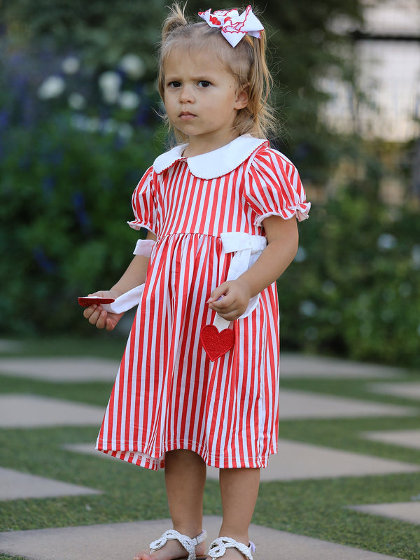 valentines-red-stripe-heart-dress-for-toddler-girls-Sophia's Style-Dress-1