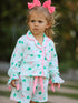 st-patricks-day-bow-shamrock-print-ruffles-girls-pajama-set-Sophia's Style--5