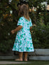st-patricks-day-bow-print-short-sleeves-girls-dress-Sophia's Style--4