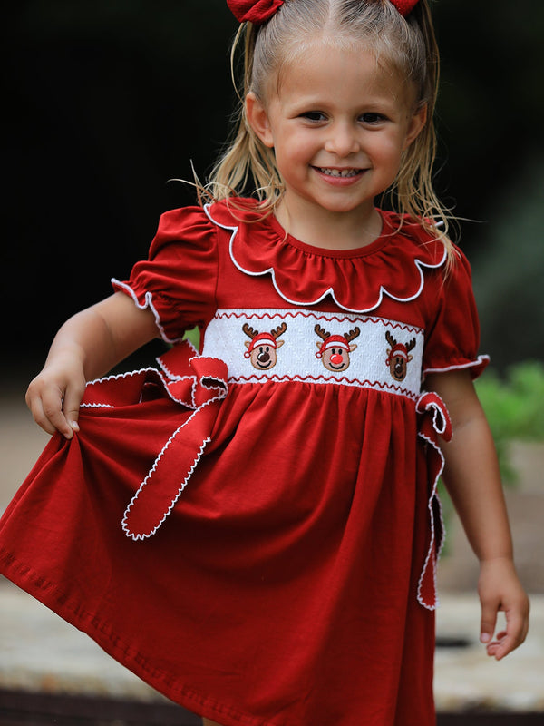 girls-christmas-reindeer-smocked-red-bow-dress-rylee-faith-sophias-styleDress-1