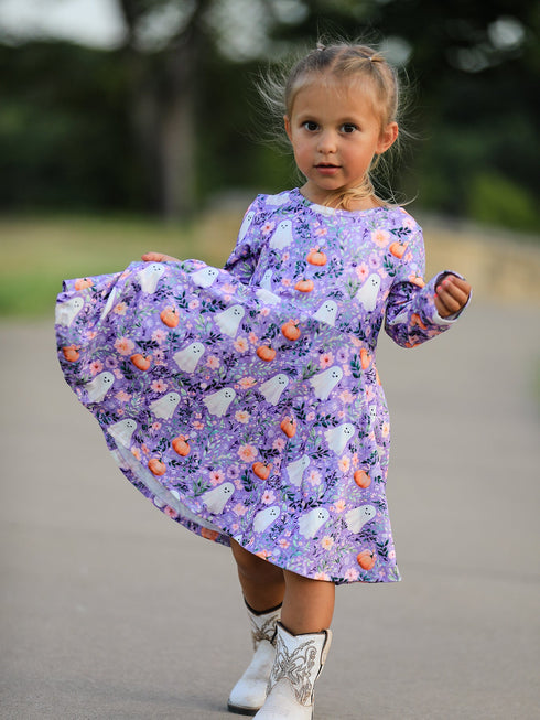 halloween-ghost-pumpkin-girls-long-sleeve-twirl-dress-sophias-style-6