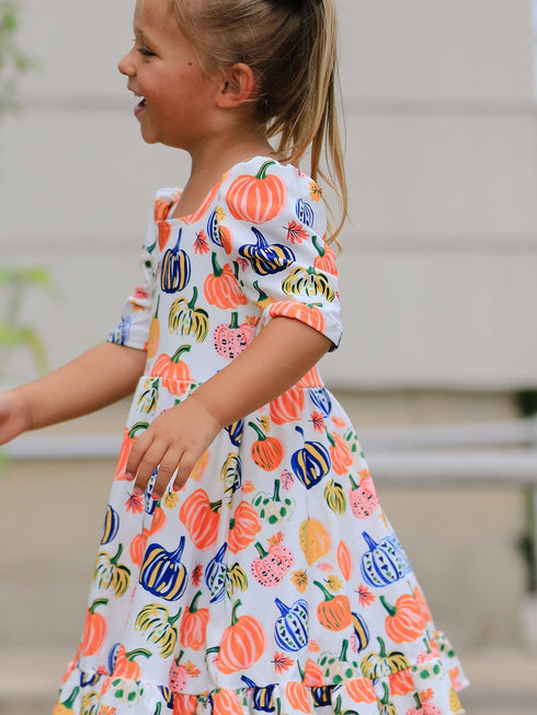 halloween-pumpkin-print-girls-ruffle-hem-dress-sophias-style-5