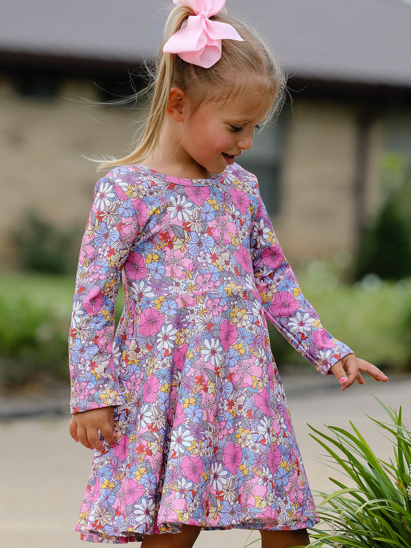 fall-vintage-floral-print-girls-long-sleeve-twirl-dress-sophias-styleDress-1