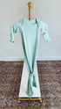 newborn-knotted-baby-gown-and-hat-set-crew-newborn-3-months-mint-navy-blue-pink-camel-brown-Sophia's Style-6