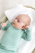 newborn-knotted-baby-gown-and-hat-set-crew-newborn-3-months-mint-navy-blue-pink-camel-brown-Sophia's Style-13