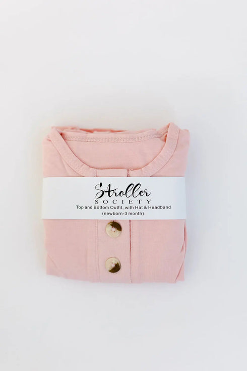 top-and-bottom-outfit-hat-and-headband-set-newborn-12-months-pink-Sophia's Style-5