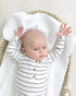 knotted-baby-gown-set-black-stripes-newborn-3-months-Sophia's Style-11