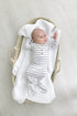 knotted-baby-gown-set-black-stripes-newborn-3-months-Sophia's Style-9