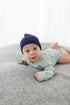 swaddle-blanket-and-hat-set-navy-blue-Sophia's Style-2