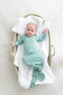 newborn-knotted-baby-gown-and-hat-set-crew-newborn-3-months-mint-navy-blue-pink-camel-brown-Sophia's Style-9