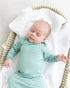 newborn-knotted-baby-gown-and-hat-set-crew-newborn-3-months-mint-navy-blue-pink-camel-brown-Sophia's Style-10