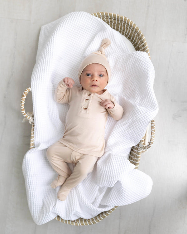 top-and-bottom-outfit-set-gender-neutral-newborn-clothes-sand-Sophia's StyleOnesies-1