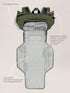 Modern Backpack Diaper Bag - Olive