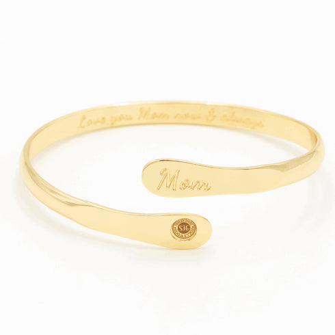 mom-bracelets-engraved-bracelets-love-you-mom-now-always-Sophia's Style-3