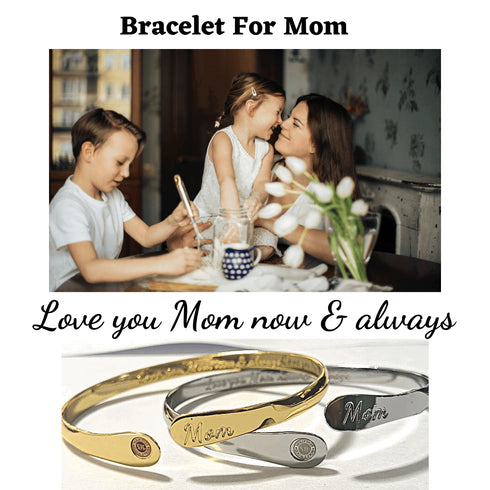mom-bracelets-engraved-bracelets-love-you-mom-now-always-Sophia's Style-14
