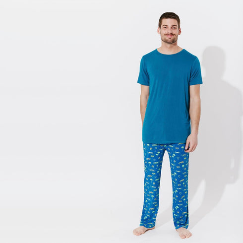 monaco-blue-bamboo-mens-pajama-set-bellabu-bear - Sophia's Style -5