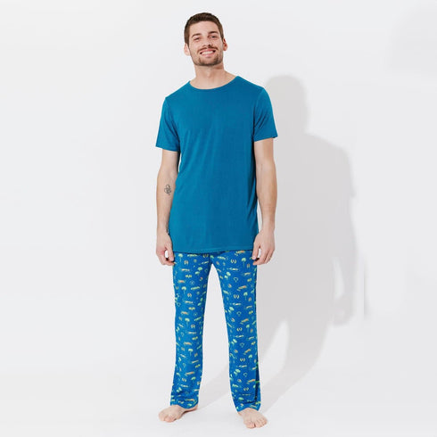 monaco-blue-bamboo-mens-pajama-set- - Sophia's Style -8