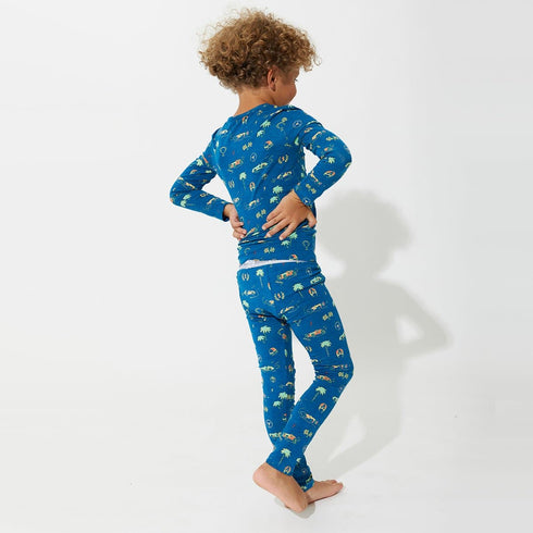 monaco-blue-bamboo-kids-pajamas-bellabu-bear - Sophia's Style -4