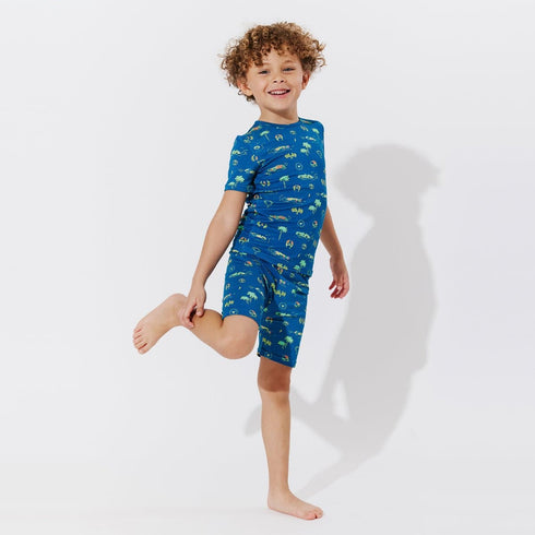 monaco-blue-bamboo-kids-pajama-short-set-bellabu-bear - Sophia's Style -3