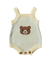 Mr. Bear Romper - Cream