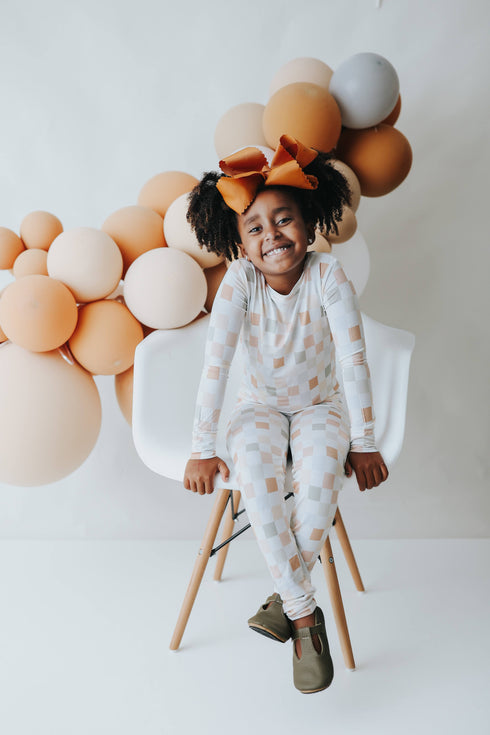 muted-checkers-dream-set Dream-Big-Little-Co-pajama-baby-blanket