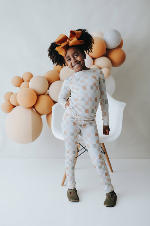 muted-checkers-dream-set Dream-Big-Little-Co-pajama-baby-blanket