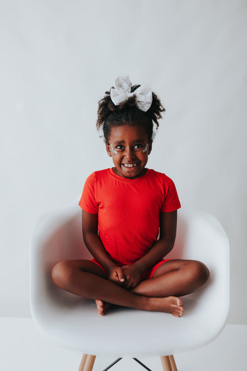 red-dream-short-set Dream-Big-Little-Co-pajama-baby-blanket