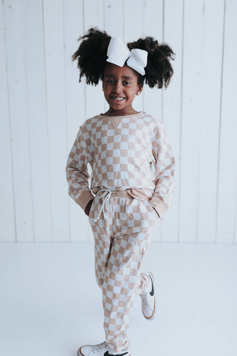sandy-checkers-dream-jogger Dream-Big-Little-Co-pajama-baby-blanket