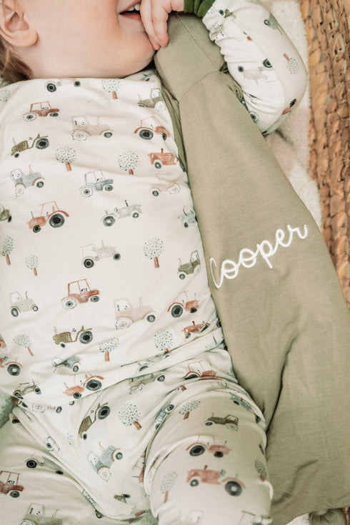 tiny-tractors-2pc-bamboo-pajama-set- at Sophia's Style-3