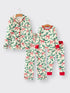 mommy-me-christmas-bow-and-holly-print-pajama-set - Sophia's StylePajamas-1