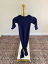 newborn-knotted-baby-gown-and-hat-set-crew-newborn-3-months-mint-navy-blue-pink-camel-brown-Sophia's Style-3
